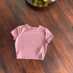 Hollister Dusty Rose Crop Top